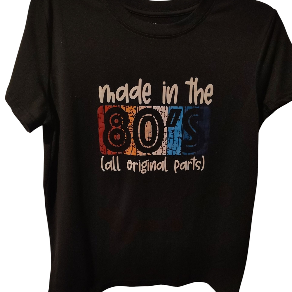 SHEIN Black 'Made in the 80s'  T-Shirt